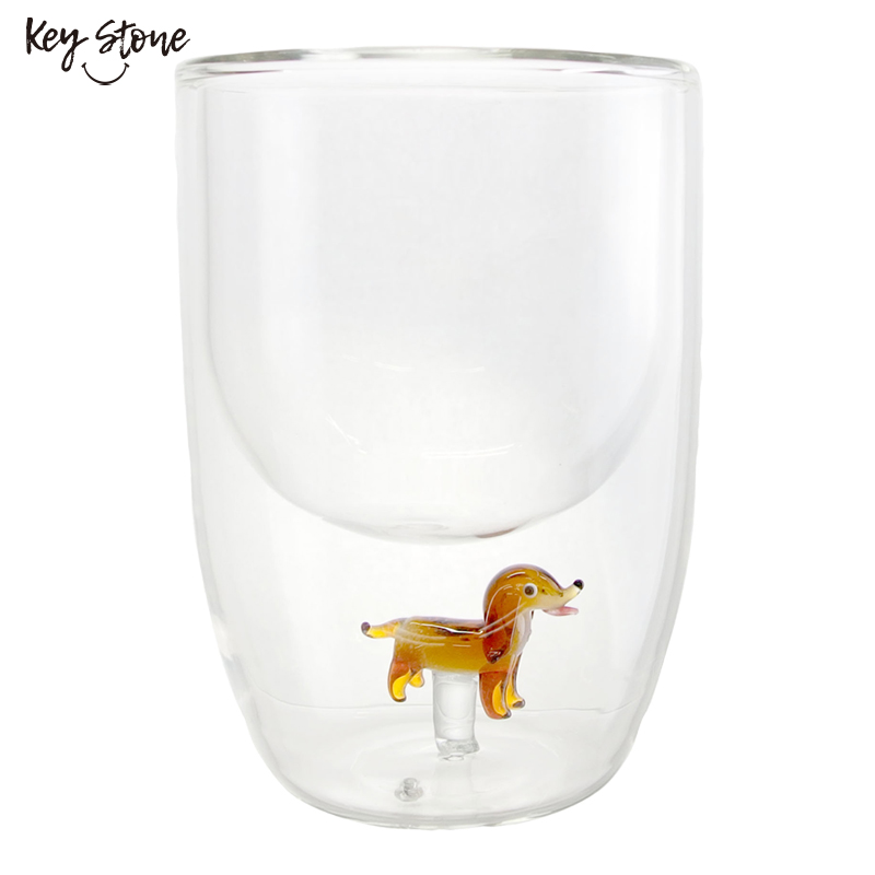 ■キーストーン■■2026SS　先行予約■　ダブルウォールグラスタンブラー　ダックスフント