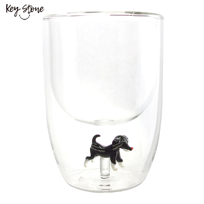 ■キーストーン■■2026SS　先行予約■　ダブルウォールグラスタンブラー　ブラックドッグ