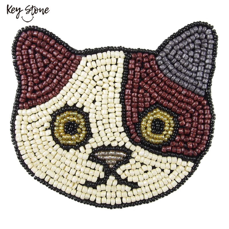 ■キーストーン■■2026SS　先行予約■　ガラスビーズコースター　キャット　ミケ