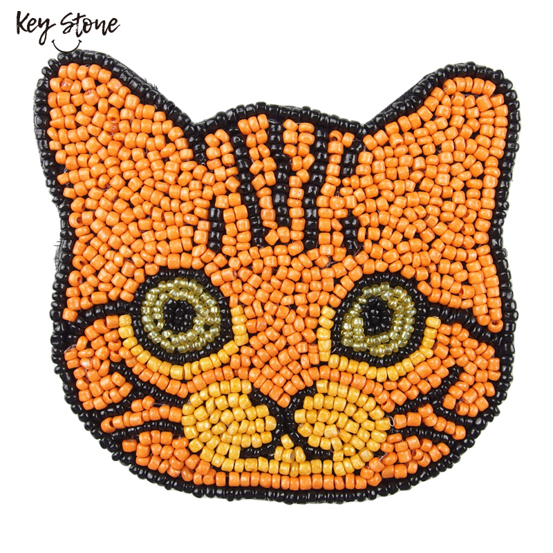 ■キーストーン■■2026SS　先行予約■　ガラスビーズコースター　キャット　チャトラ