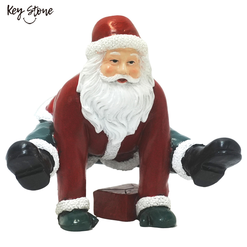 ■キーストーン■■2026X'mas　先行予約■　YOGAサンタ　蛍のポーズ