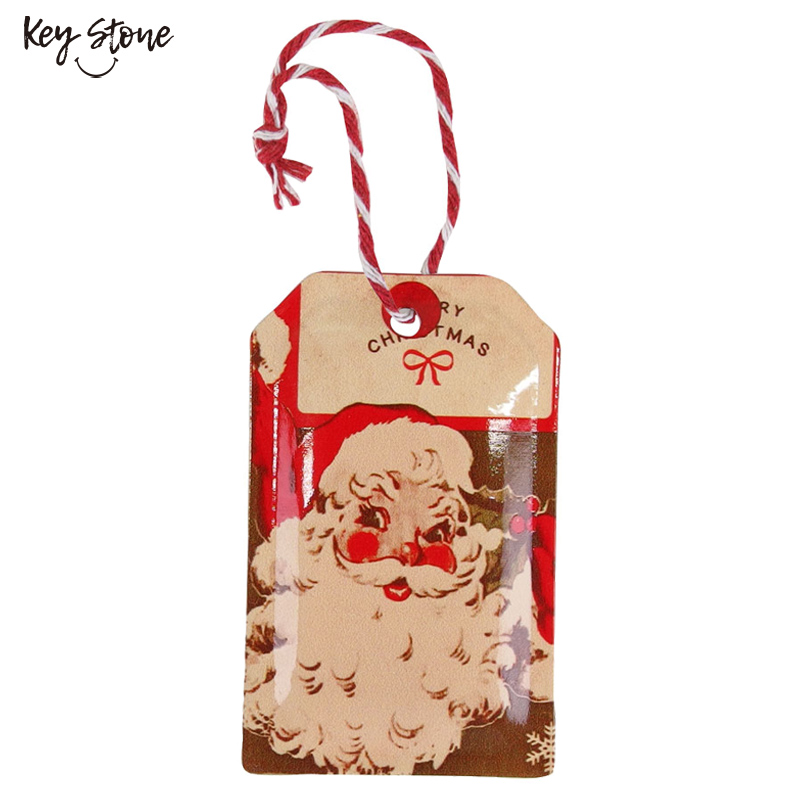 ■キーストーン■■2026X'mas　先行予約■　メタルクリスマスタグ Santa claus jolly