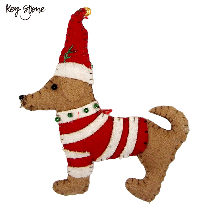 ■キーストーン■■2026X'mas　先行予約■　フェルトオーナメント DOG　A