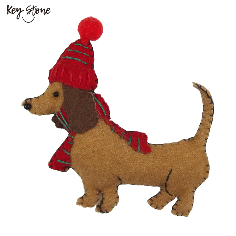 ■キーストーン■■2026X'mas　先行予約■　フェルトオーナメント DOG　B