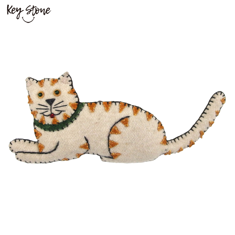 ■キーストーン■■2026X'mas　先行予約■　フェルトオーナメント CAT　B