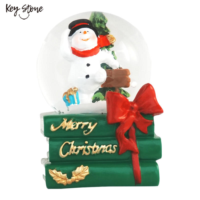 ■キーストーン■■2026X'mas　先行予約■　スノードーム45mm　BOOK　スノーマン