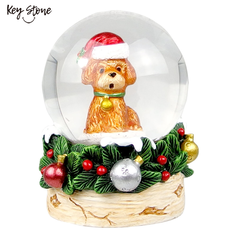 ■キーストーン■■2026X'mas　先行予約■　スノードーム45mm　ドッグ