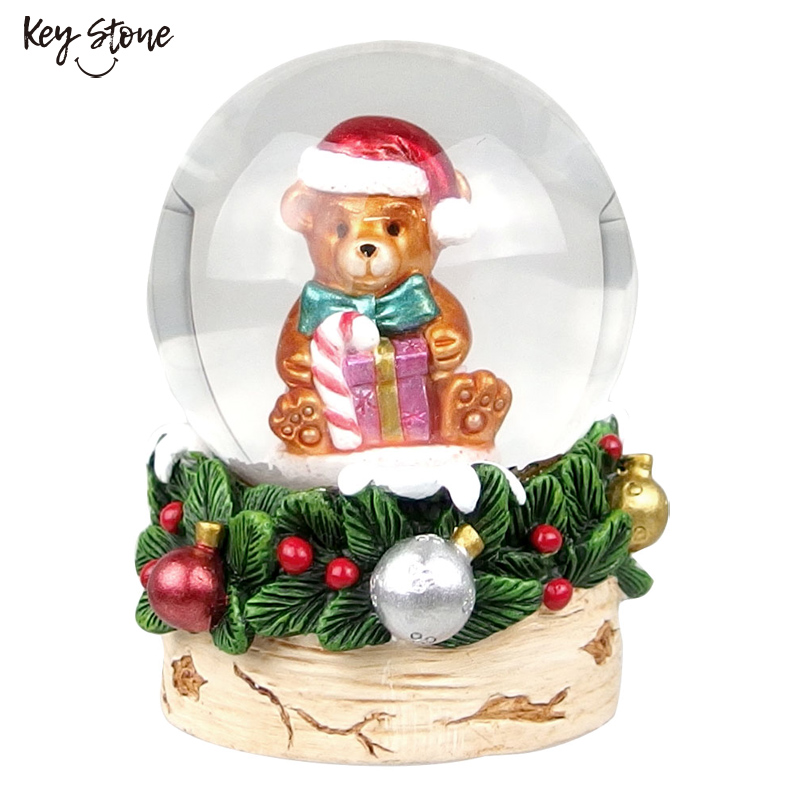 ■キーストーン■■2026X'mas　先行予約■　スノードーム45mm　ベア