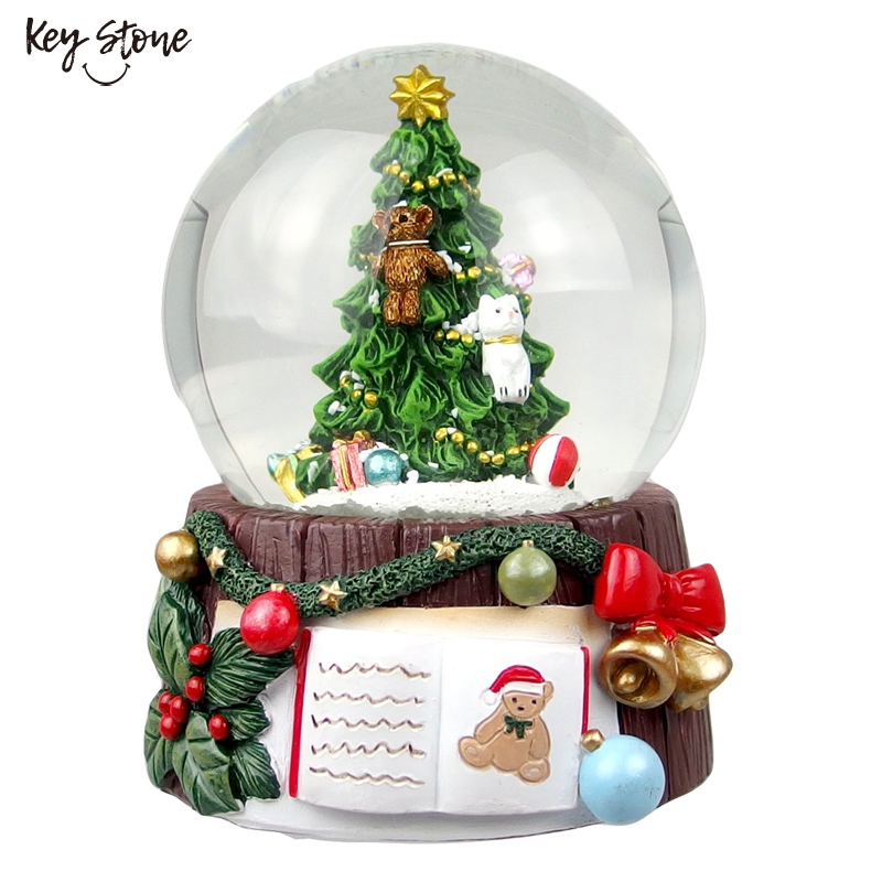 ■キーストーン■■2026X'mas　先行予約■　スノードーム65mm　ツリー