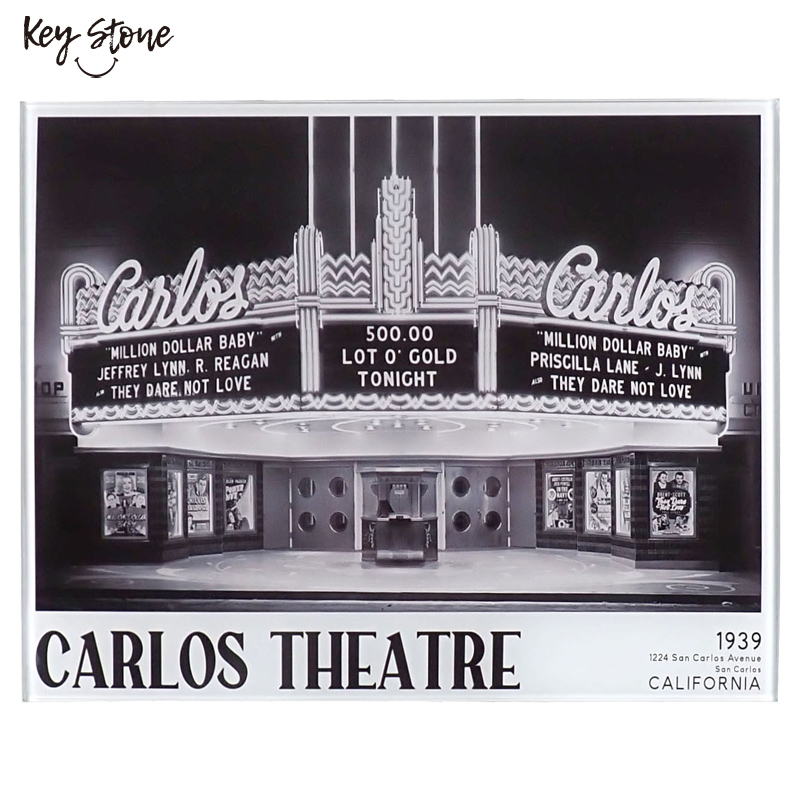 ■キーストーン■■2026AW　先行予約■　ガラスアートピクチャー　CARLOS THEATER