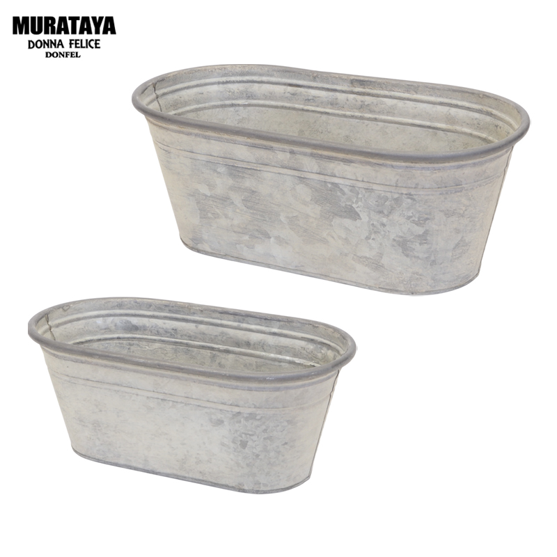 ■村田屋産業■■2026AW　新作■　ブリキオーバルプランター