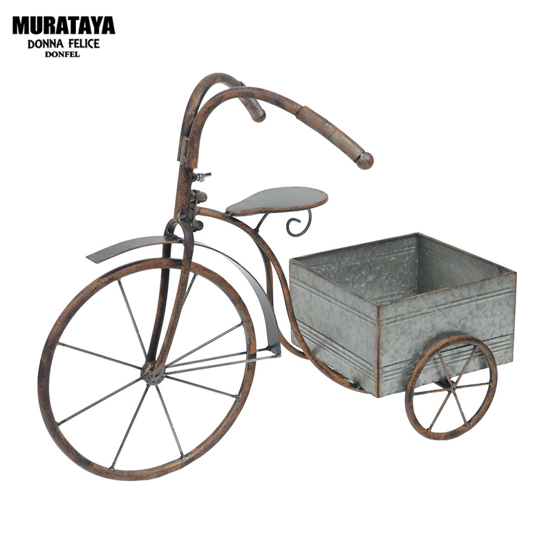 ■村田屋産業■■2026AW　新作■　アンティークトライシクルプランター