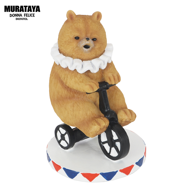 ■村田屋産業■■2026AW　新作■　レジンダッドベアー　サーカス　トライシクル