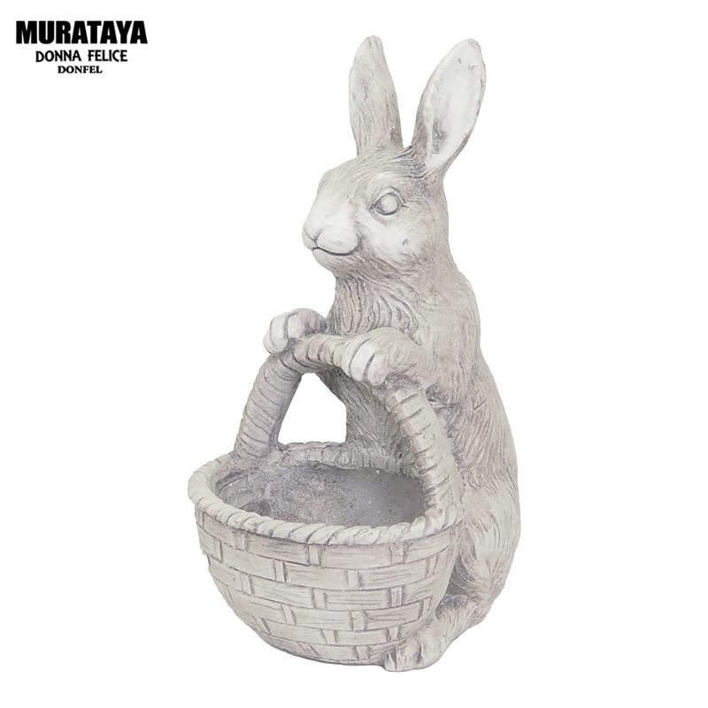 ■村田屋産業■■2026AW　新作■　ラビットフラワーバスケット