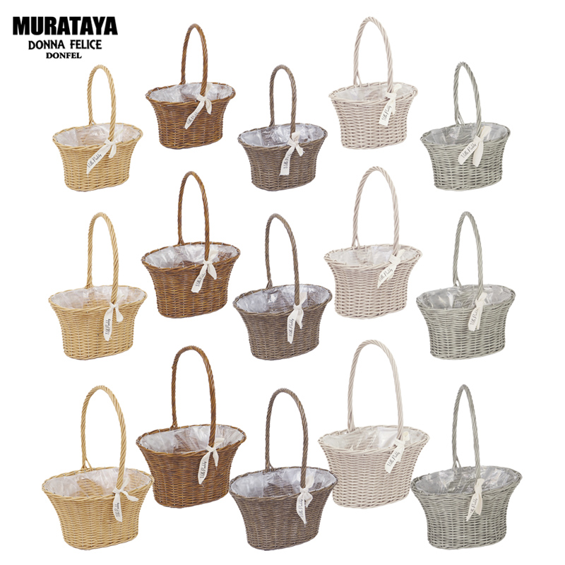 ■村田屋産業■■2026AW　新作■　PPラタンバスケット舟形
