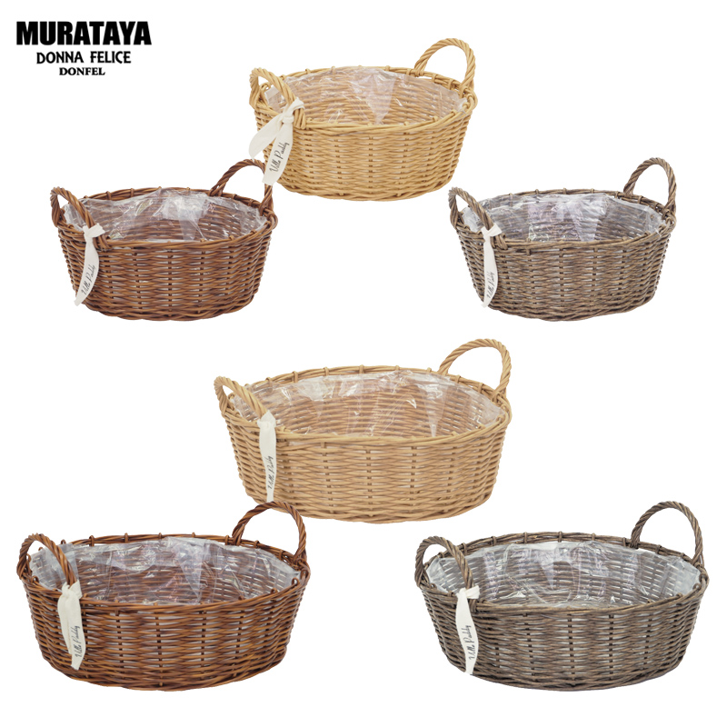 ■村田屋産業■■2026AW　新作■　PPラタンバスケットフラット