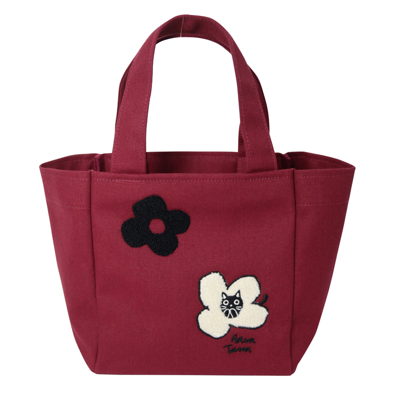 ■ノアファミリー■■2026SS　新作■　花たま　ランチトートバッグ　レッド