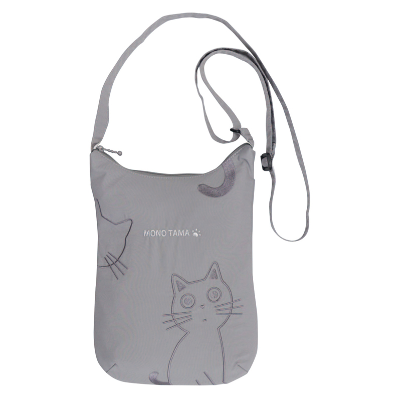 ■ノアファミリー■■2026SS　新作■　モノたま　リフレクターサコッシュ　グレー