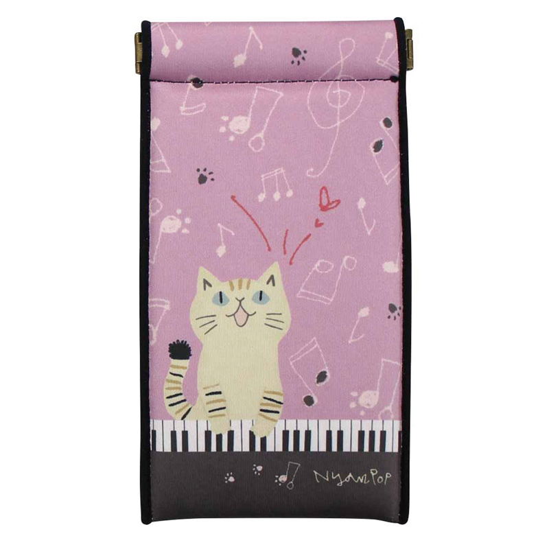 ■ノアファミリー■■2026SS　新作■　ロングパックンポーチ　ニャンポップ