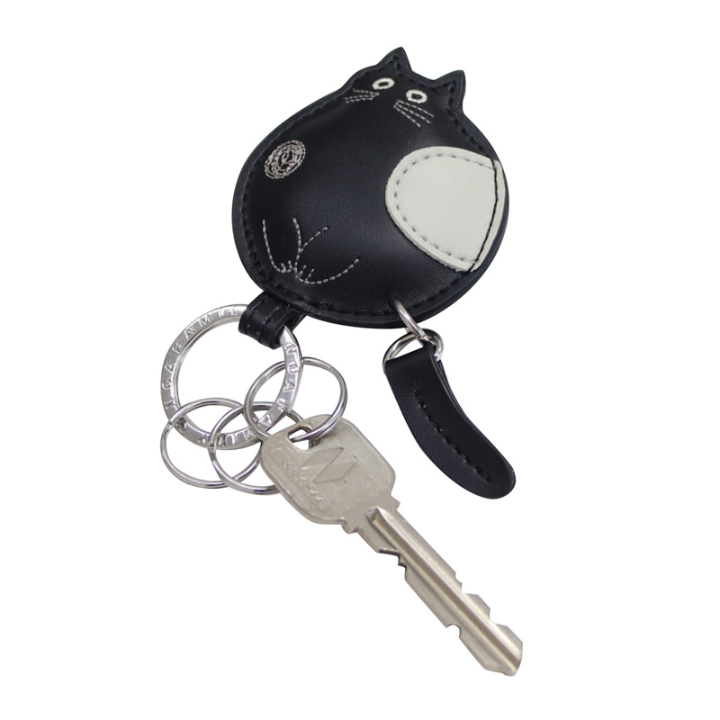 ■ノアファミリー■■2026SS　新作■　まる猫　マグネットキーリング　クロ