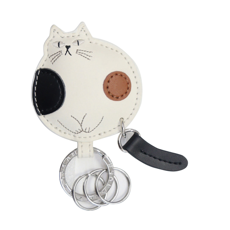 ■ノアファミリー■■2026SS　新作■　まる猫　マグネットキーリング　ミケ