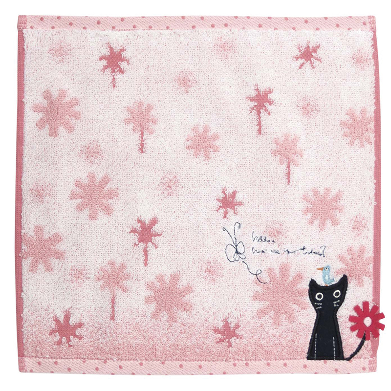 ■ノアファミリー■■2026SS　新作■　ポポキャット　タオルハンカチ　ピンク