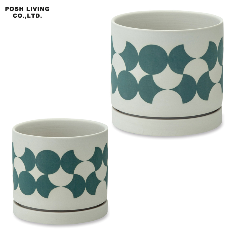 ■ポッシュリビング■■2026SS　先行予約■　パターンポット　フォレストリーフ