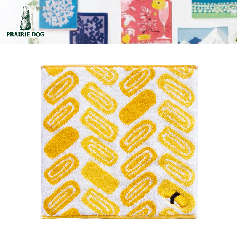 ■PRAIRIE DOG（プレーリードッグ）■【日本製】　Meets!　ジャガードタオルハンカチ　たまご焼き