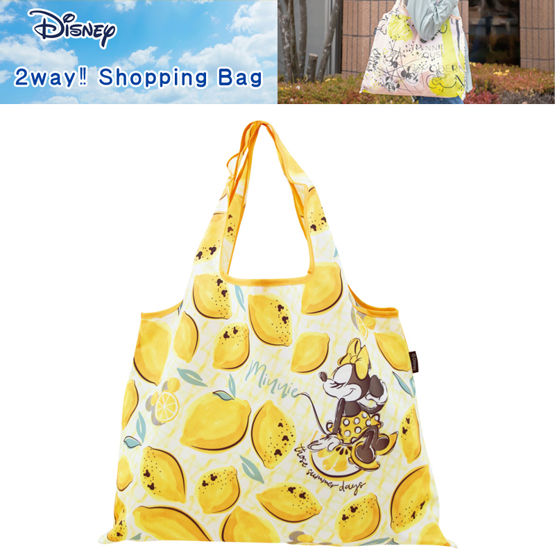 ■PRAIRIE DOG（プレーリードッグ）■　Disney　2way Shopping Bag　レモン／ミニー