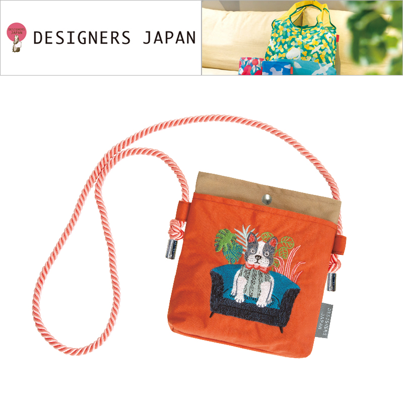 ■PRAIRIE DOG（プレーリードッグ）■【北村 ハルコ DESIGN】　刺繍ミニポーチ　ぼくの席