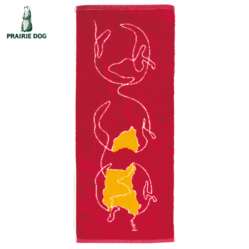 ■プレーリードッグ■■2026SS　新作■　【YUIHALF DESIGN】　デザイナーズフェイスタオル　APPLE