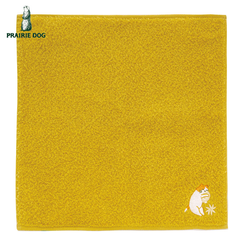 ■プレーリードッグ■■2026SS　新作■　福まねきはんかち　ねこと福寿草