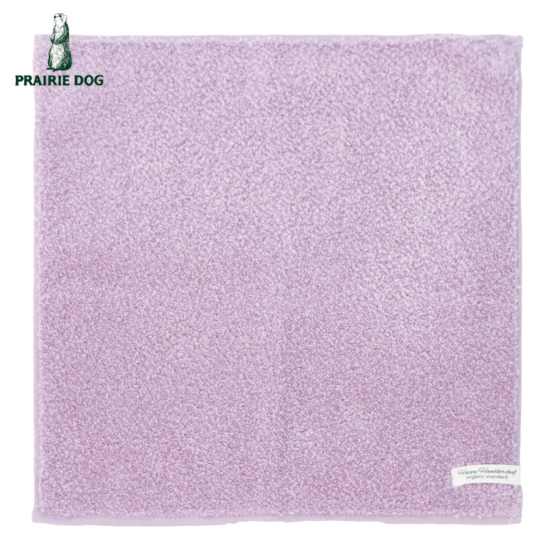 ■プレーリードッグ■■2026SS　新作■　ハッピーハンカチ　オーガニックスタンダード　ラベンダー