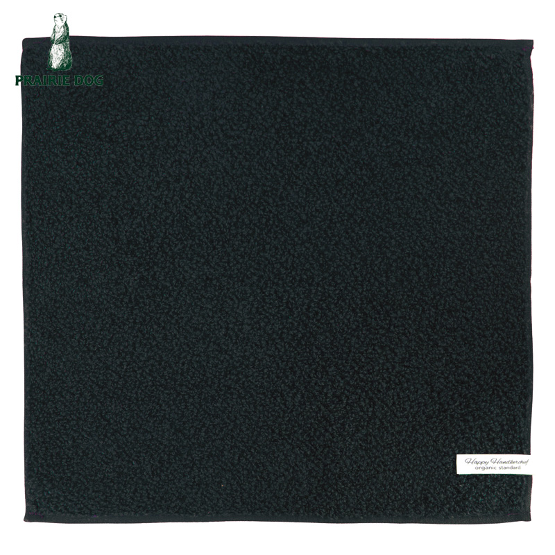 ■プレーリードッグ■■2026SS　新作■　ハッピーハンカチ　オーガニックスタンダード　ブラック