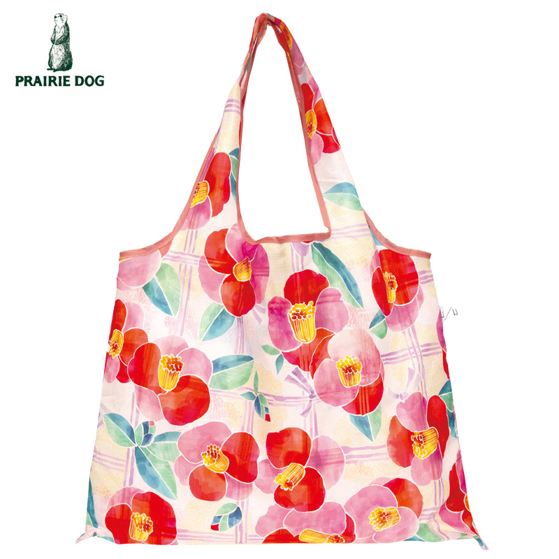 ■プレーリードッグ■■2026SS　新作■　みすゞうた　2way Shopping Bag　郵便局の椿 R