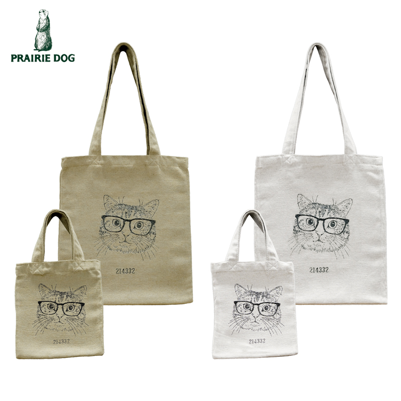 ■プレーリードッグ■■2026SS　新作■　【214332】　ジャカードBag　glasses cat