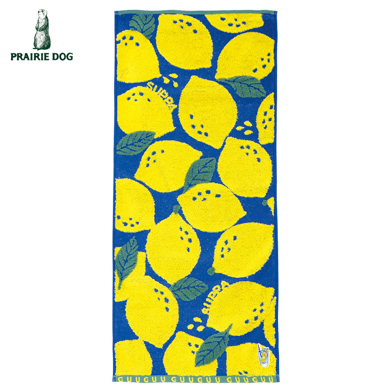 ■プレーリードッグ■■2026SS　新作■　Meets!　GuuGuuジャガードフェイスタオル　レモン