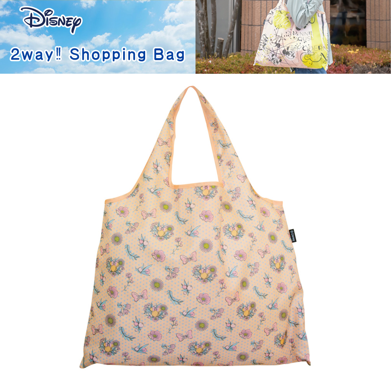 ■PRAIRIE DOG（プレーリードッグ）■■2022SS　新作■　Disney　2way Shopping Bag　ガーリースタイル／ミニー