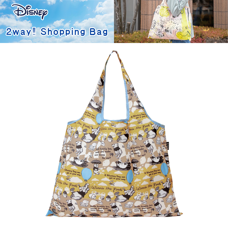 ■PRAIRIE DOG（プレーリードッグ）■■2022SS　新作■　Disney　2way Shopping Bag　風船とプーさん