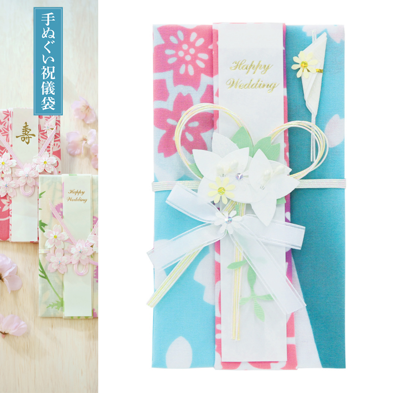 ■PRAIRIE DOG（プレーリードッグ）■■2022SS　新作■　【日本製】　手ぬぐい祝儀袋　満開の桜と富士