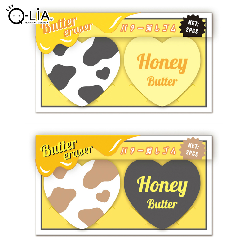 ■Q-LiA（クーリア）■■卒業・入学ギフト特集■　ハニーライクバター バター消しゴム