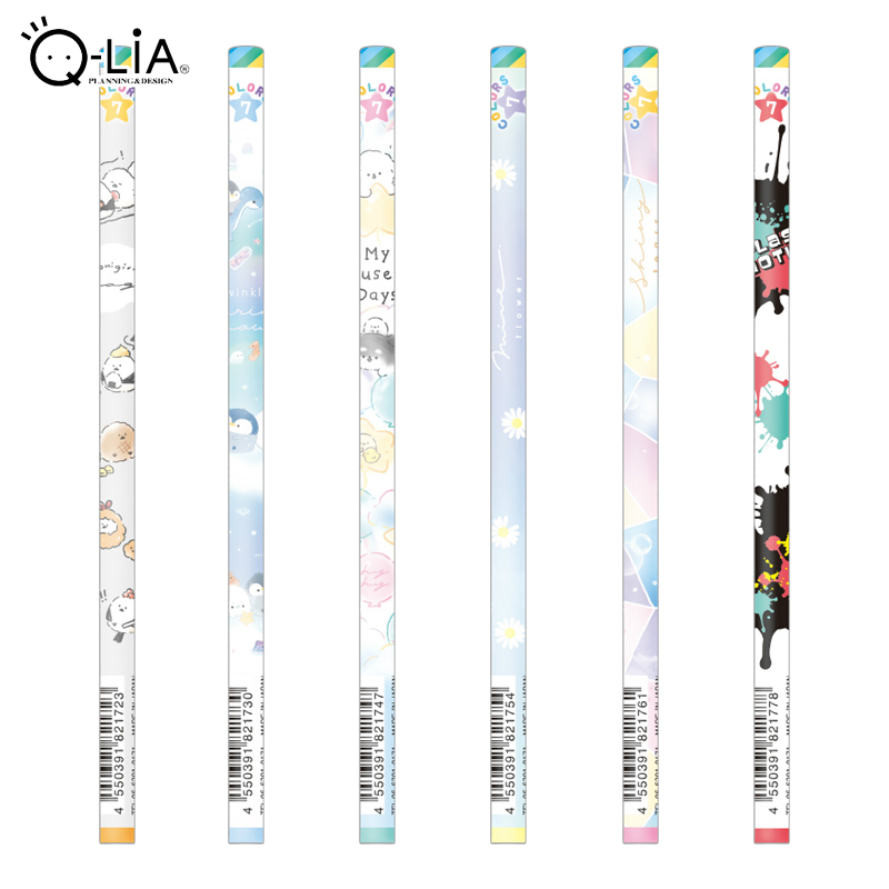 ■Q-LiA（クーリア）■■2023AW　新作■　7色鉛筆（丸軸）