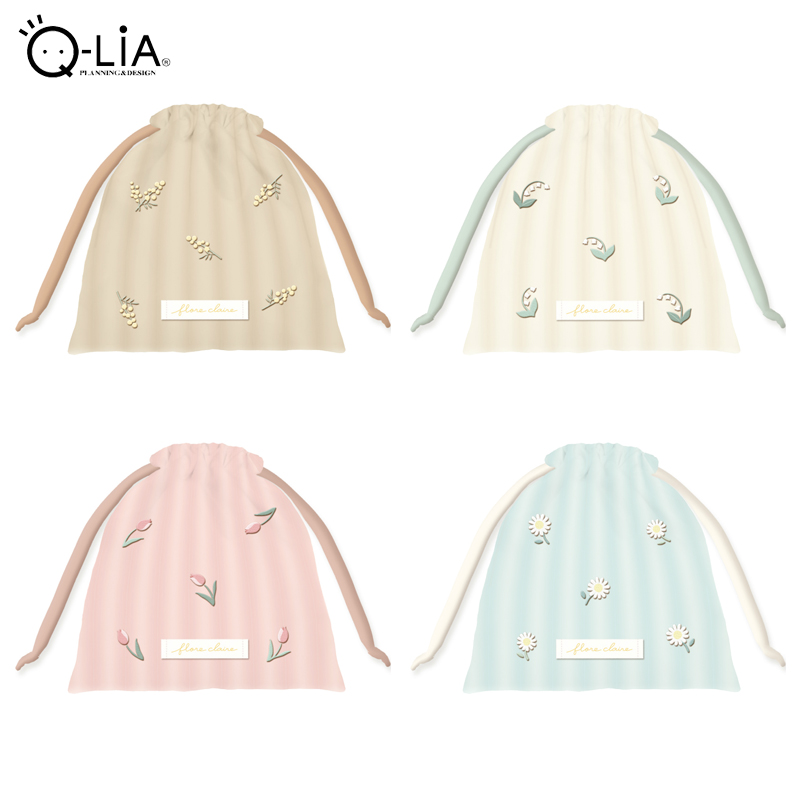 ■Q-LiA（クーリア）■　フロールクレール　巾着
