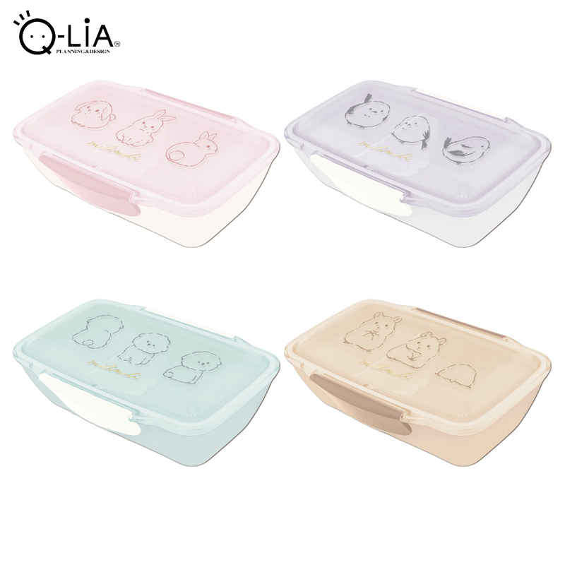 ■Q-LiA（クーリア）■■2024SS　新作■　ミリミリランチ　抗菌1段ドームランチBOX（500ml）