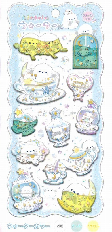 【正規品】■Q-LiA(クーリア)■■2025AW　先行予約■　キラリンウォーターシール　きらりんエナガマーチ