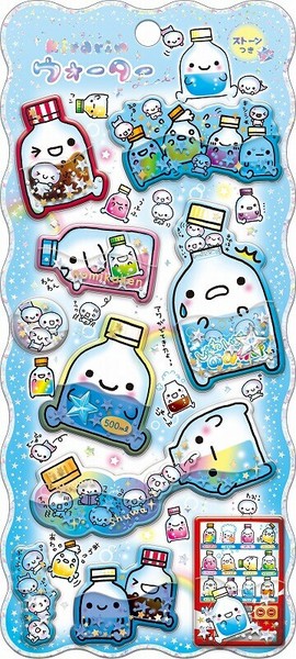 ■Q-LiA(クーリア)■■2026SS　先行予約■　キラリンウォーターシール　のみかけくん