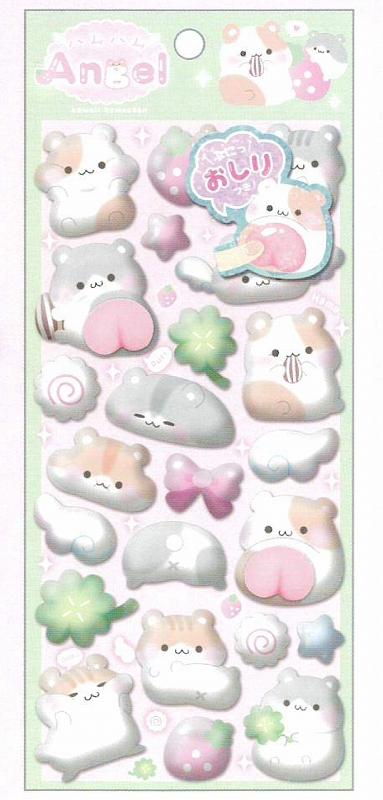 ■Q-LiA(クーリア)■■2025AW　先行予約■　スペシャルもっちもちシール　ハムハムエンジェル