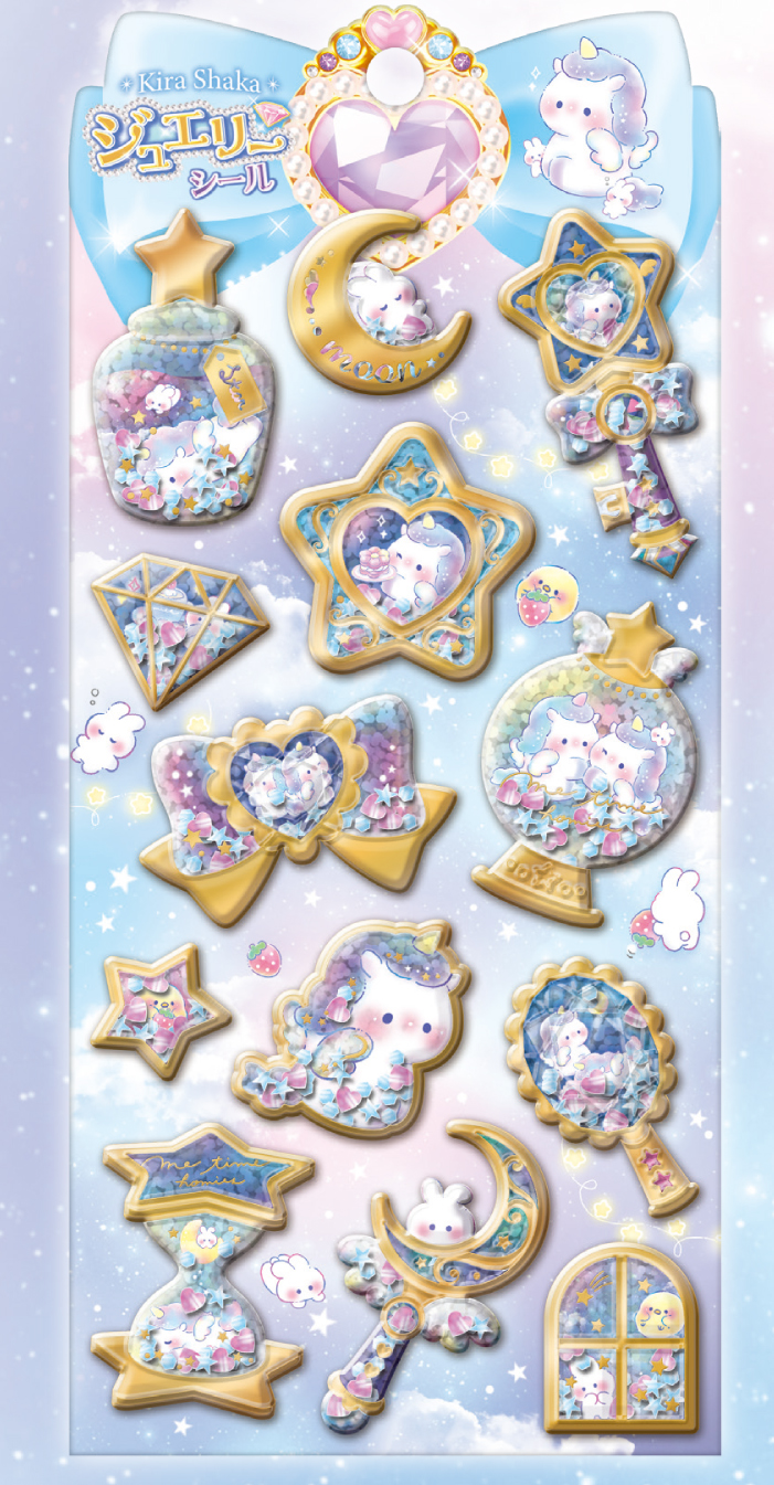 ■Q-LiA(クーリア)■■2026SS　先行予約■　キラシャカ　ジュエリーシール　ミータイムホーミーズ