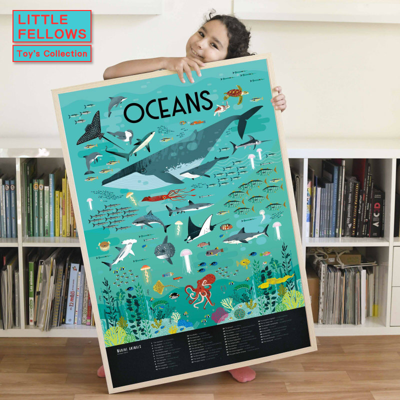 ■湘南インターナショナル■　ステッカーポスター　OCEANS
