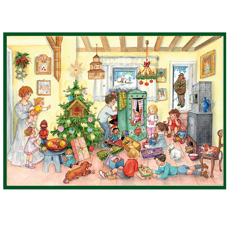 ■湘南インターナショナル■■2026X'mas　先行予約■　大きいサイズのアドベントカレンダーカード